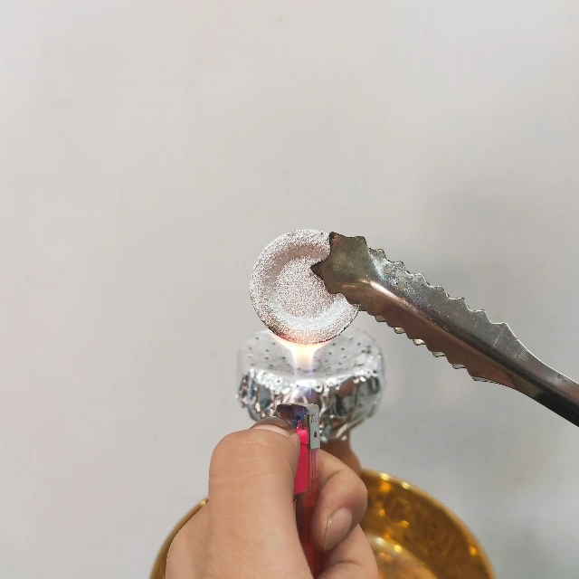 incense silver coal incense silver coal